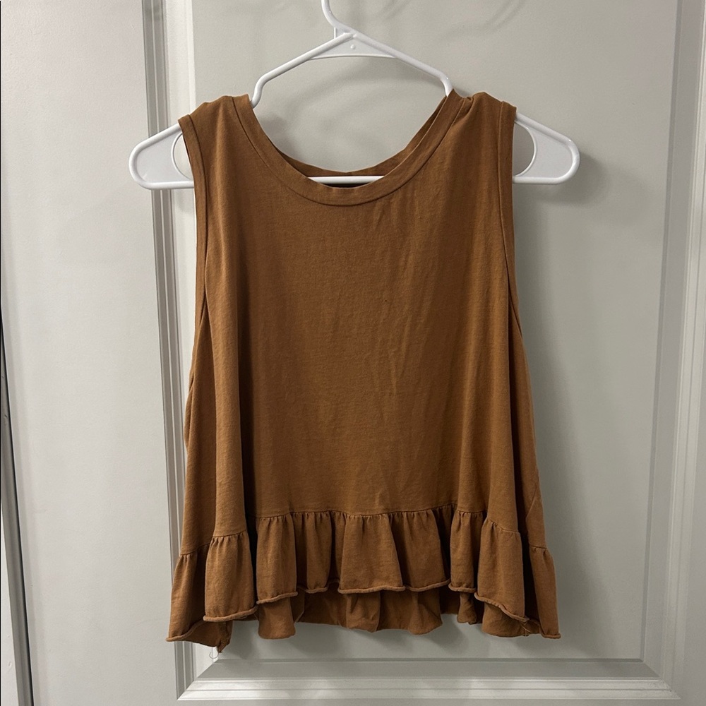 Women's Brown Wild Fable Tank Top (large)